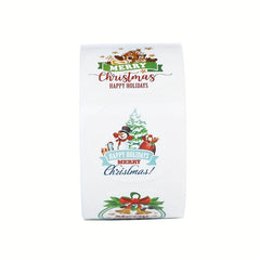 500 Christmas Snowman Stickers for Party & Baking