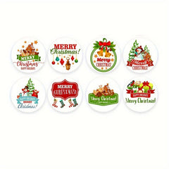 500 Christmas Snowman Stickers for Party & Baking