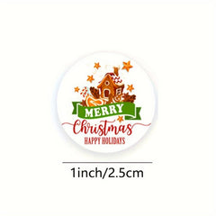 500 Christmas Snowman Stickers for Party & Baking