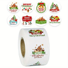 500 Christmas Snowman Stickers for Party & Baking