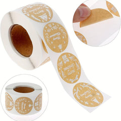 500pcs Christmas Gift Wrapping Sticker Labels For Holiday Decoration