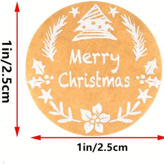 500pcs Christmas Gift Wrapping Sticker Labels For Holiday Decoration