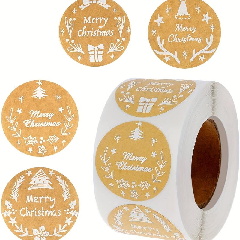 500pcs Christmas Gift Wrapping Sticker Labels For Holiday Decoration