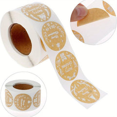 500pcs Christmas Gift Wrapping Sticker Labels For Holiday Decoration
