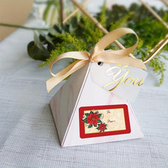 Christmas Holiday Gift Series Sticker Label 250 Roll 5 7