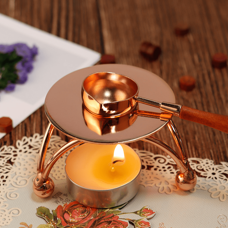 Vintage Triangle Wax Stove Wax Seal Stamp Set For Wedding Party