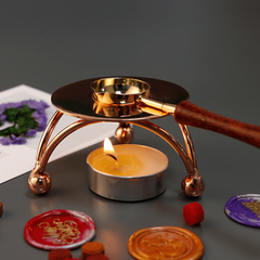 Vintage Triangle Wax Stove Wax Seal Stamp Set For Wedding Party