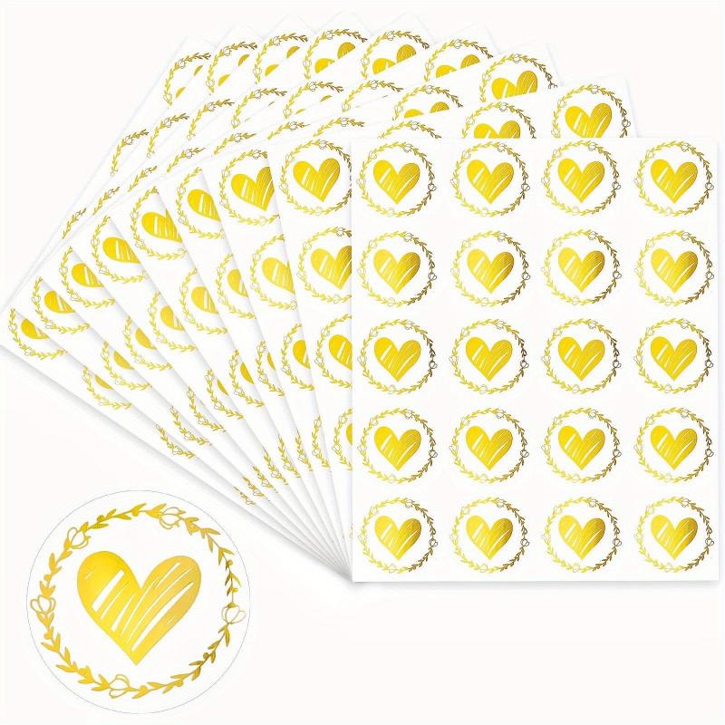 Heart Shaped Envelope Seal Love Sticker Transparent Hot Gift Bag Sticker