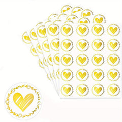 Heart Shaped Envelope Seal Love Sticker Transparent Hot Gift Bag Sticker