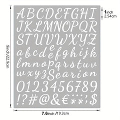 5pcs Self-Adhesive Vinyl Letter Stickers for Crafts Sign Notebook