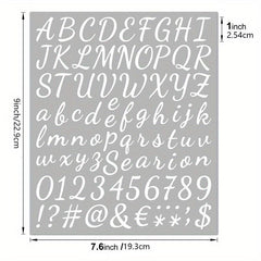 5pcs Self-Adhesive Vinyl Letter Stickers for Crafts Sign Notebook