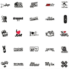 50pcs JDM Graffiti Stickers Waterproof DIY Decoration Materials