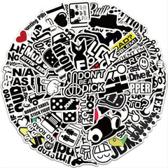 50pcs JDM Graffiti Stickers Waterproof DIY Decoration Materials