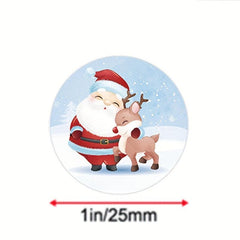 500 Christmas Gift Label Sticker Self-adhesive Praise Reward