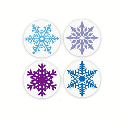 500pcs Snowflake Christmas Sticker Envelope Seal Label Decoration