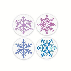 500pcs Snowflake Christmas Sticker Envelope Seal Label Decoration