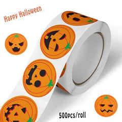 Halloween Pumpkin Funny Sticker Sealing Sticker DIY Decoration Sticker