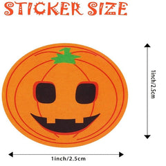 Halloween Pumpkin Funny Sticker Sealing Sticker DIY Decoration Sticker