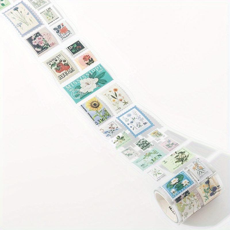 Retro Plant Architecture Journal Washi Masking Tape DIY Decoration