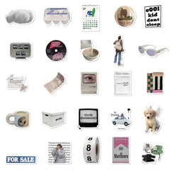 50pcs Graffiti Sticker for Motorcycle Laptop Computer Desktop Cup Waterproof