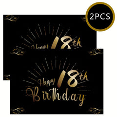 18th Birthday Bottle Labels for Champagne & Wine Bottles 15x10