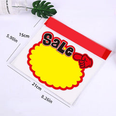 120pc Fruit Promotion Sticker Tag Supermarket Advertising Paper (12 Styles)