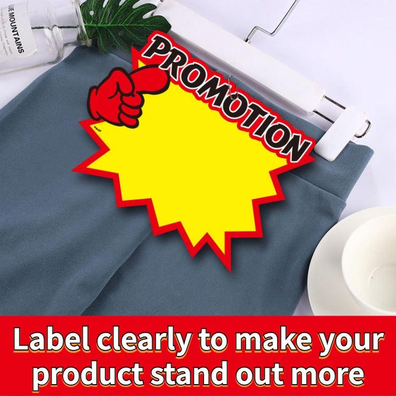 120pc Fruit Promotion Sticker Tag Supermarket Advertising Paper (12 Styles)