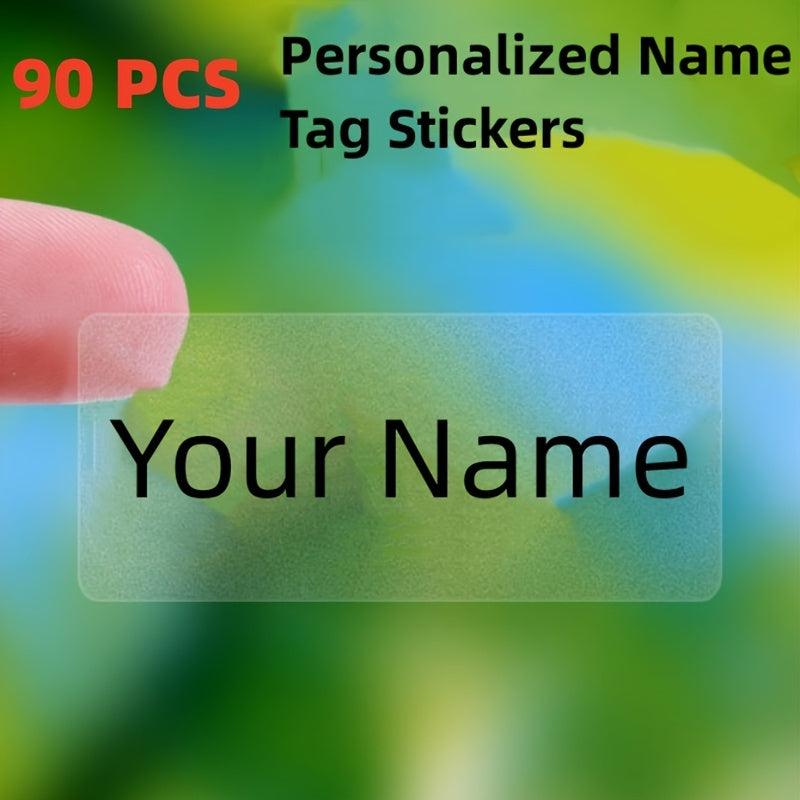 Personalized Transparent Labels for Custom Products