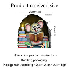 Cartoon Mouse Hole Wall Sticker Living Room Decoration Self Adhesive