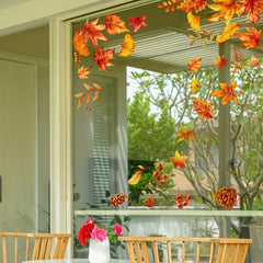 Maple Leaves Window Decals Double Sided - Set of 6 Sheets