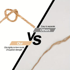 5mm Natural Jute Twine 3ply Ribbon Hemp Twine 984 FT