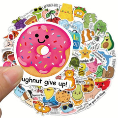 50pcs Reward Stickers Fun Incentive Sticker Pattern Animals Cartoon Decals