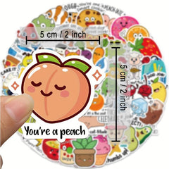 50pcs Reward Stickers Fun Incentive Sticker Pattern Animals Cartoon Decals