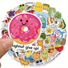 50pcs Reward Stickers Fun Incentive Sticker Pattern Animals Cartoon Decals