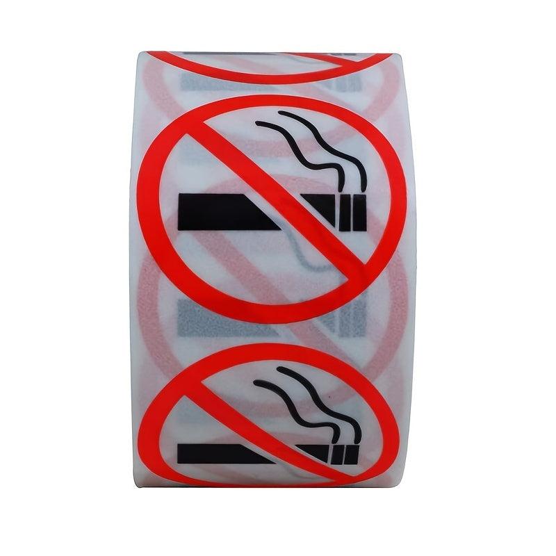 500pcs Explosive Packaging Copperplate Stickers No Smoking Signs