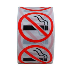 500pcs Explosive Packaging Copperplate Stickers No Smoking Signs