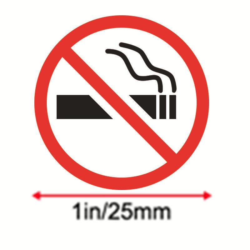 500pcs Explosive Packaging Copperplate Stickers No Smoking Signs
