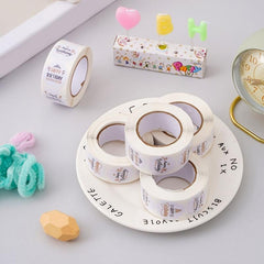 500pcs Happy Birthday Stickers Roll - Gift Wrapping DIY Materials