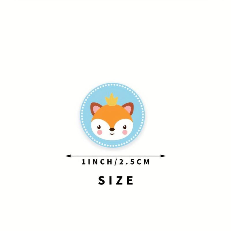500pcs Animal Pattern Reward Stickers For Teachers Classroom Supplies