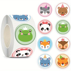 500pcs Animal Pattern Reward Stickers For Teachers Classroom Supplies
