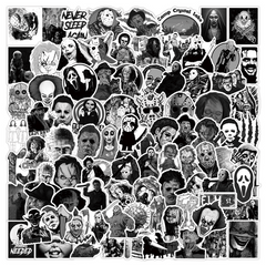 100pcs Horror Movies Thriller Characters Waterproof Stickers