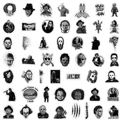 100pcs Horror Movies Thriller Characters Waterproof Stickers