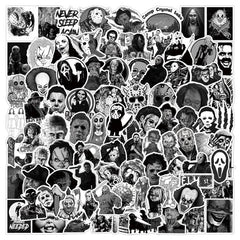 100pcs Horror Movies Thriller Characters Waterproof Stickers