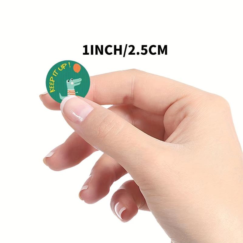 500pcs Animal Inspirational Sticker for Teachers, Office, Stationery Label Seal