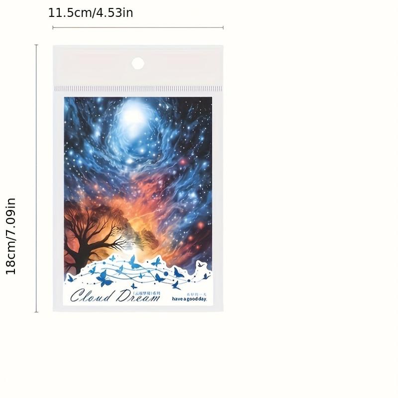 15pcs Cloudy Dreams Series Decorative Sticker Pack for DIY Diary Album Journal