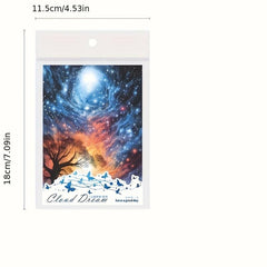 15pcs Cloudy Dreams Series Decorative Sticker Pack for DIY Diary Album Journal