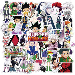 50Pcs Hunter Anime Waterproof Stickers for Laptops PCs Smartphones