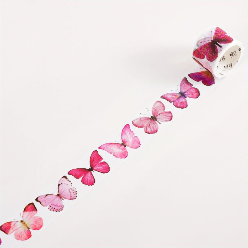 Washi Butterfly Mirror Tape 299 97 3 0cm DIY Crafts Gift Wrapping Scrapbooking