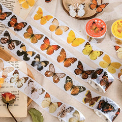 Washi Butterfly Mirror Tape 299 97 3 0cm DIY Crafts Gift Wrapping Scrapbooking