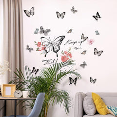 Butterfly Decal PVC Self adhesive Wall Sticker Home Decor